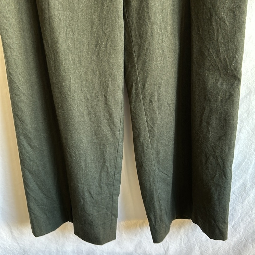 Talbots Petites green lined wool pants, size 14 - Picture 3 of 9